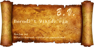 Bernát Viktória névjegykártya