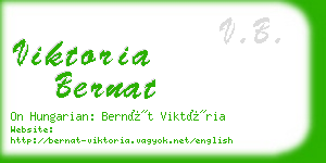 viktoria bernat business card
